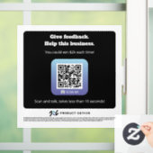 Product Geniusウィンドウの固定スクエア – 101524バージョン ウィンドウサイン (ホーム)