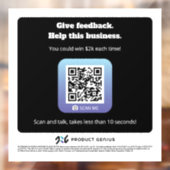 Product Geniusウィンドウの固定スクエア – 101524バージョン ウィンドウサイン (シート2)