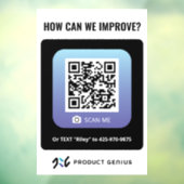 Product Geniusウィンドウの固定 ウィンドウサイン (シート3)