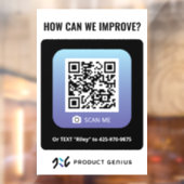 Product Geniusウィンドウの固定 ウィンドウサイン (シート2)