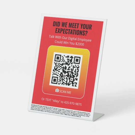 Product Geniusペデスタルサイン 台座サイン (正面)