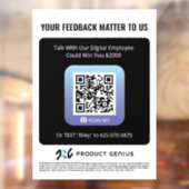 Product Genius – ウィンドウの固定 – Sweepstages ウィンドウサイン (シート2)