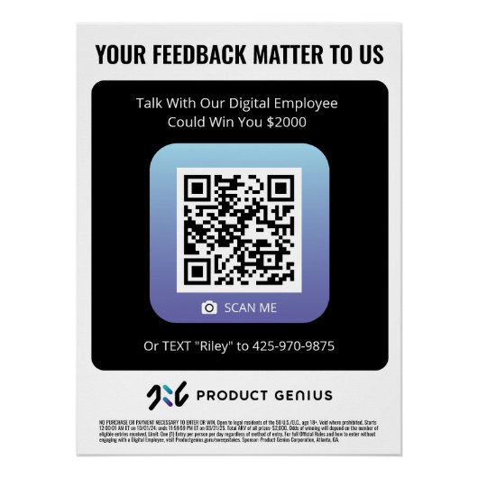 Product Genius Glossyポスター – 懸賞 ポスター (正面)