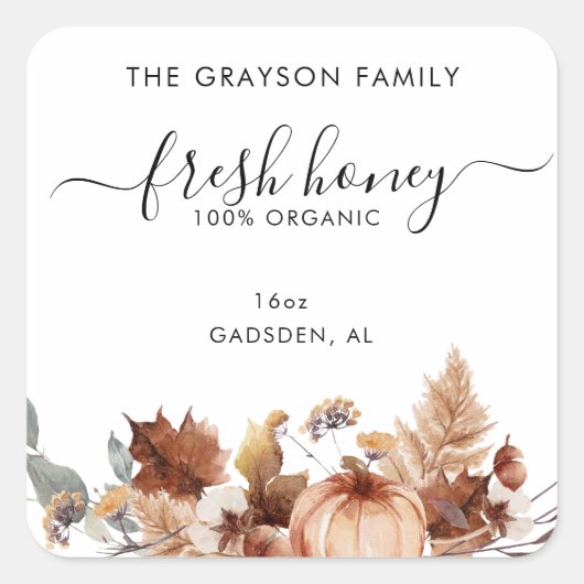 Product Labels スクエアシール (正面)