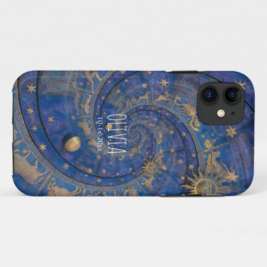 Product: Personalized Celestial Zodiac Spiral Case-Mate iPhoneケース (裏面(横))