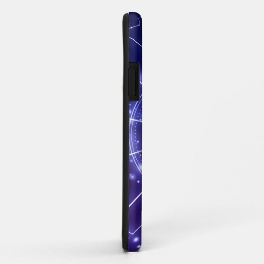Product: Personalized Luminous Blue Cosmic Zodiac  Case-Mate iPhoneケース (裏面/右)
