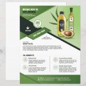Product Promotion Flyer Template (正面/裏面)