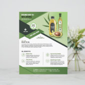 Product Promotion Flyer Template (スタンド正面)