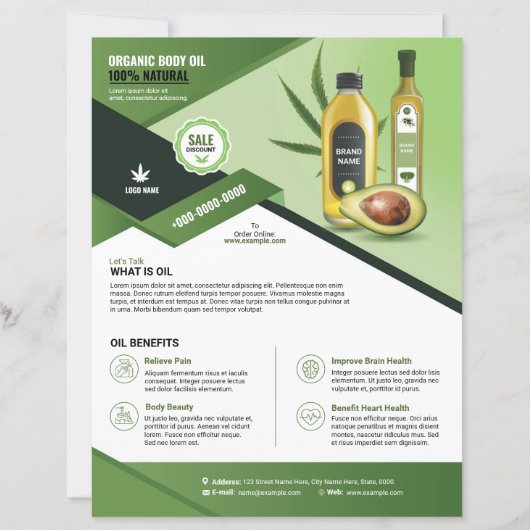 Product Promotion Flyer Template (正面)