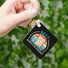 Production 最高の Manager -レトロスタイルKeychain キーホルダー