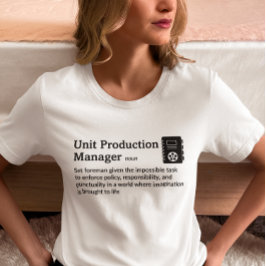 Production Manager定義ライトモード – ムービー Tシャツ