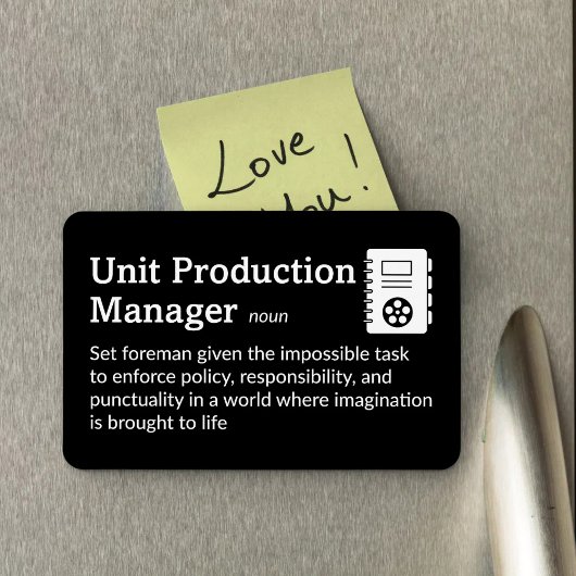 Production Manager定義 – フィルム4" x 6" Flex マグネット