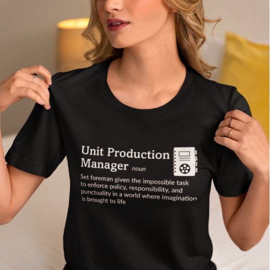 Productipn Manager定義ダークモード – ムービー Tシャツ