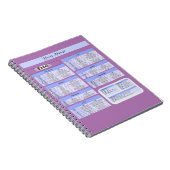 Productivity Mouse Pad – Excel Shortcuts ノートブック (右側)