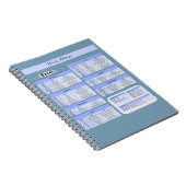 Productivity Mouse Pad – Excel Shortcuts ノートブック (右側)