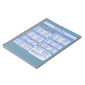 Productivity Mouse Pad – Excel Shortcuts ノートブック (左側)