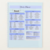 Productivity Mouse Pad – Excel Shortcuts プランナー手帳 (正面)