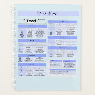 Productivity Mouse Pad – Excel Shortcuts プランナー手帳