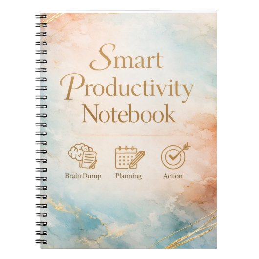 Productivity Notebook Planning & Action Journal  ノートブック (正面)
