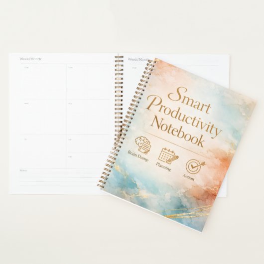 Productivity Notebook Planning & Action Journal  プランナー手帳 (ディスプレー)