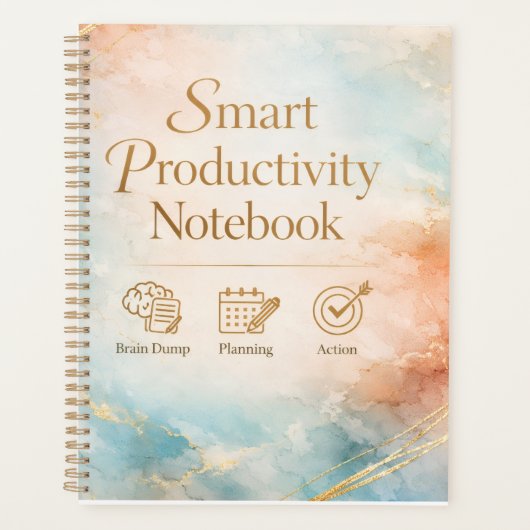 Productivity Notebook Planning & Action Journal プランナー手帳 (正面)