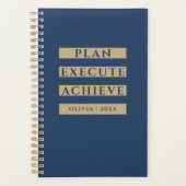 Productivity Planner 2026 | 計画。実行。達成 プランナー手帳 (正面)