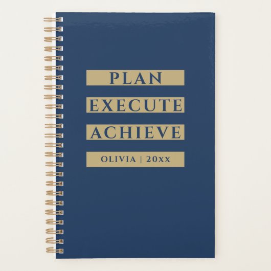 Productivity Planner 2026 | Plan. Execute. Achieve プランナー手帳 (正面)