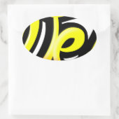 Produit graffiti wesh 楕円形シール (バッグ)