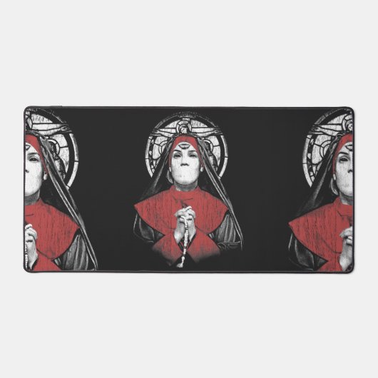 Profanum – オカルトストリートウェアデザイン デスクマット (正面)