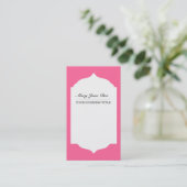 Profesionalの平野及びシンプルなピンクビジネスCardf 名刺 (スタンド正面)