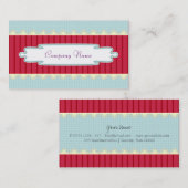 Profesional clásico, elegante, dulce, artesano 名刺 (正面/裏面)