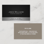 Profesional consultor legal derecho administrador 名刺 (正面/裏面)