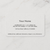 Profesional elegante círculo dorado simple mínimo 名刺 (裏面)