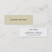 Profesional elegante estilo japonés papel スキニー名刺 (正面/裏面)