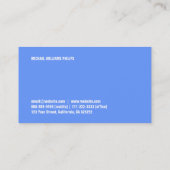 PROFESIONAL ILUMINACION LASER HOLOGRAMA COLORIDO 名刺 (裏面)