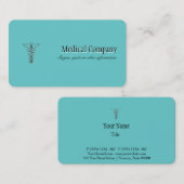 profesional, limpio, serio, elegante, minimalista 名刺 (正面/裏面)