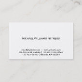 PROFESIONAL MODERNO ELEGANTE MINIMALISTA 名刺 (裏面)