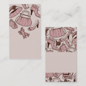 professinalの靴のバッグのディーラーの名刺のテンプレート 名刺 (正面/裏面)