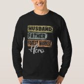 Profession dad hero father Forest Worker  1 Tシャツ (正面)