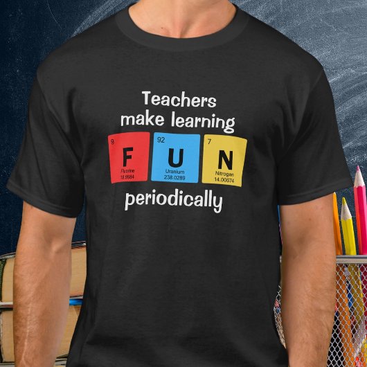 Profession Name | 学びを楽しくする 周期表 Tシャツ