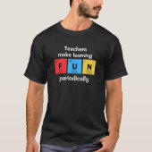 Profession Name | 学びを楽しくする 周期表 Tシャツ (正面)