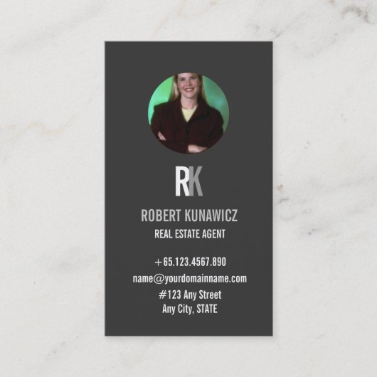 Professionaの不動産業者の写真の名刺 名刺 (正面)
