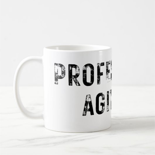 PROFESSIONAL AGITATOR  コーヒーマグカップ (左)