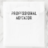 PROFESSIONAL AGITATOR 楕円形シール (バッグ)