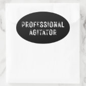 PROFESSIONAL AGITATOR  楕円形シール (バッグ)