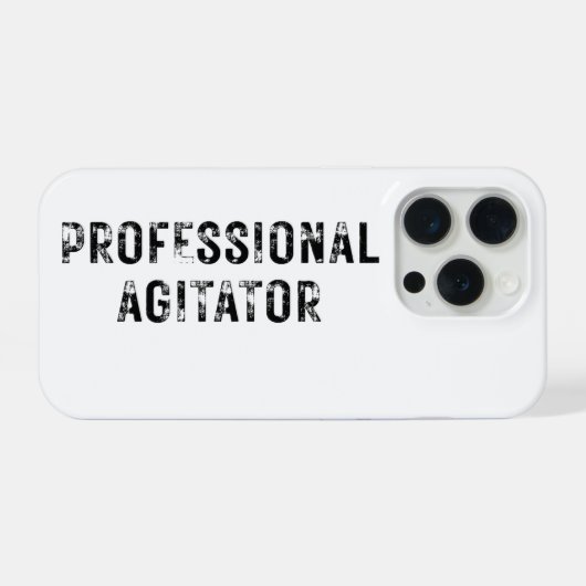 PROFESSIONAL AGITATOR  iPhoneケース (裏面横)