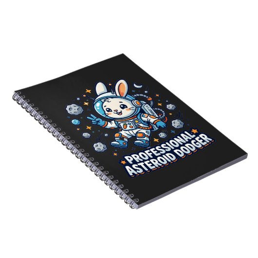 Professional Asteroid Dodger Bunny ノートブック (右側)