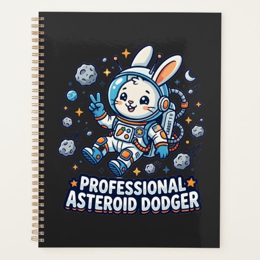 Professional Asteroid Dodger Bunny プランナー手帳 (正面)
