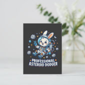 Professional Asteroid Dodger Bunny ポストカード (スタンド正面)