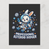 Professional Asteroid Dodger Bunny ポストカード (正面)